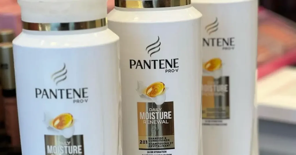 pantene moisturize shampoo bottles