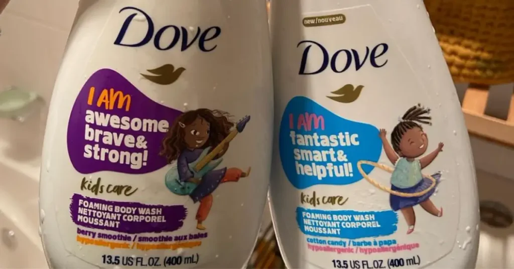 dove body wash for kids