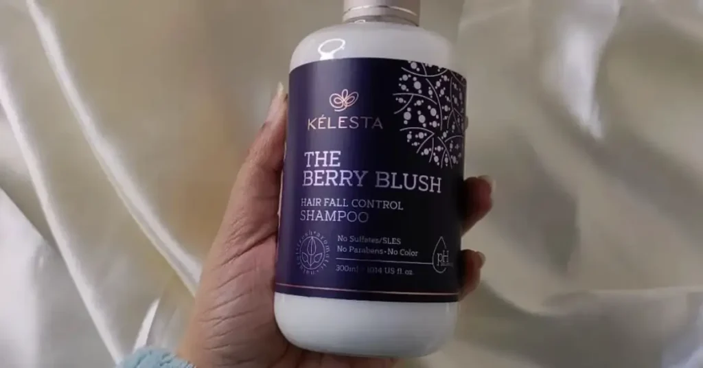 berry blush hair fall control shampoo