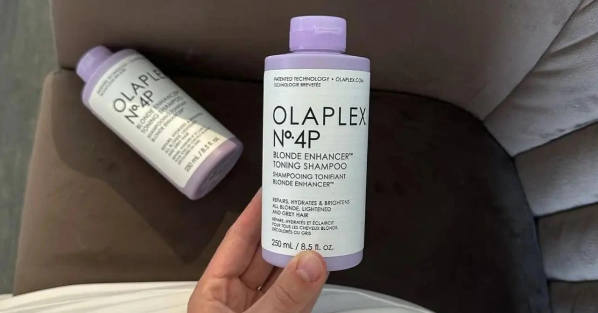 olaplex toning shampoo bottles