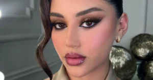 young woman with mexican makeup